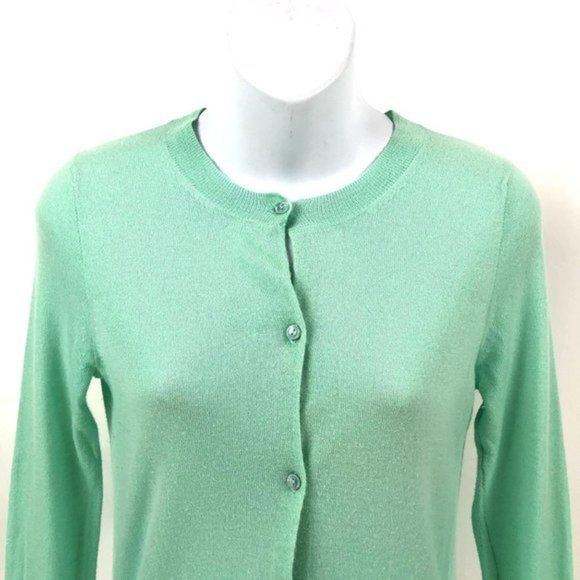 J Crew Cashmere Cardigan Long Sleeve  Button - Picture 2 of 7